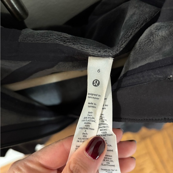 Lululemon Cross Chill Water Repellent Jacket Black Size 6 - Picture 4 of 15